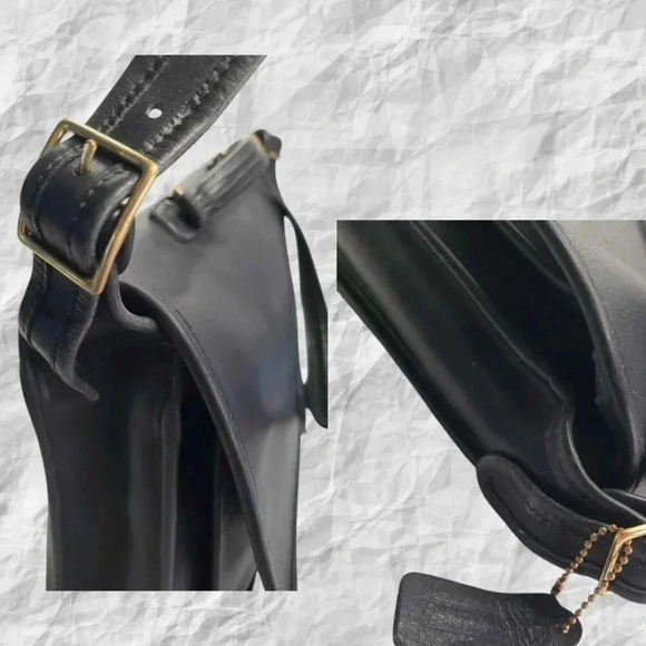 Vintage COACH 90's Metropolitan Briefcase black - Picture 11 of 16